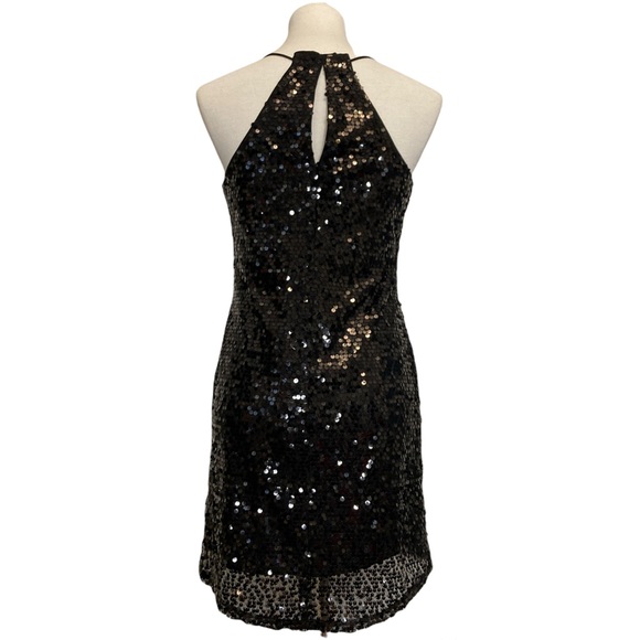 Express Black Sequin Dress Size XS - Picture 2 of 9